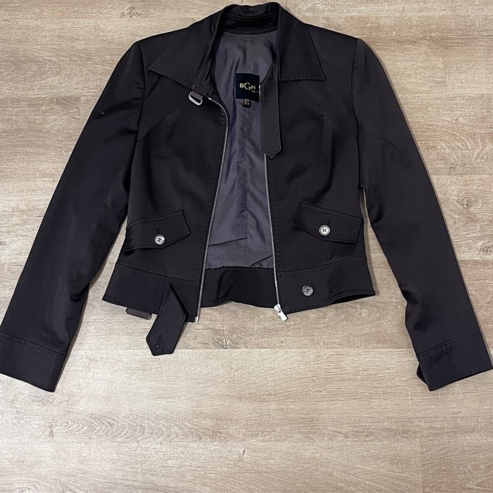 Vintage Y2K BCBG Black Blazer Tailored Suit Jacket